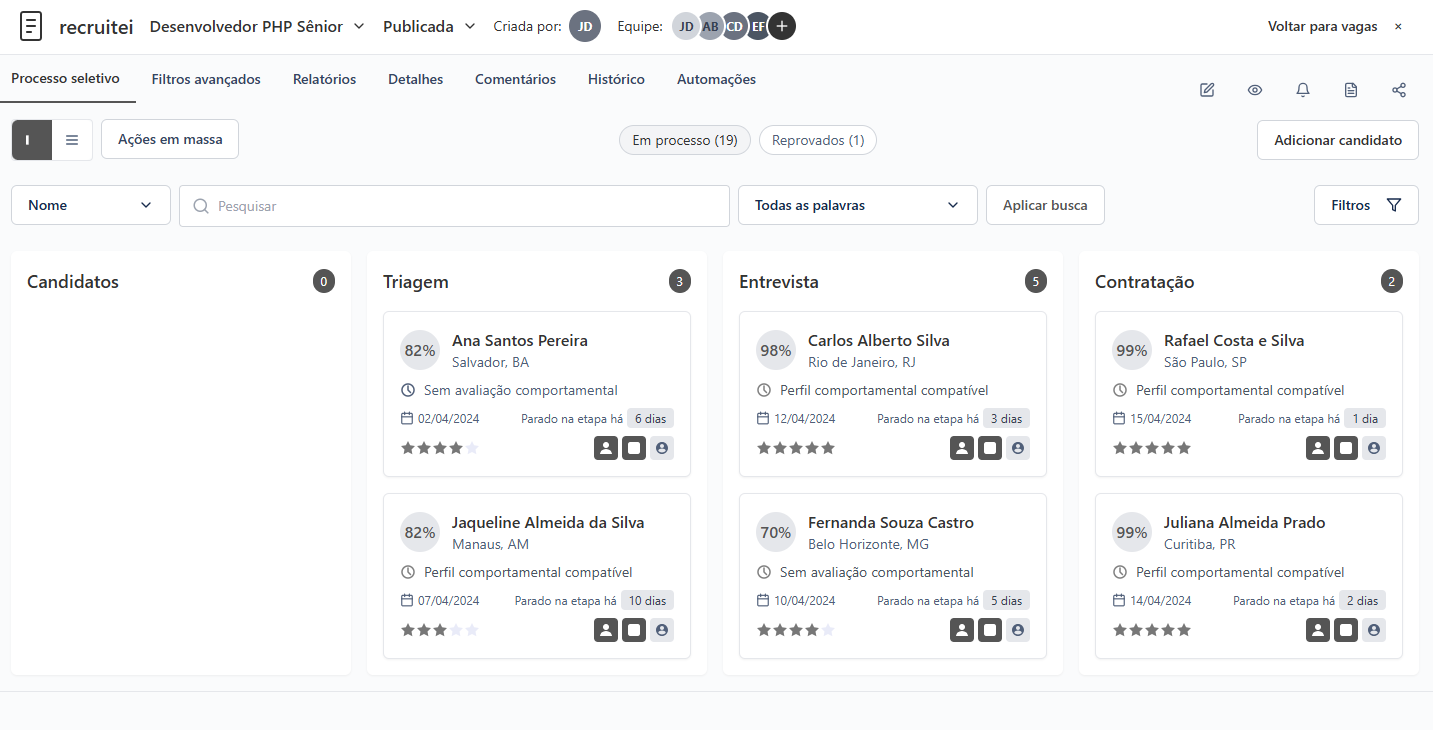 Protótipo da nova solução de triagem